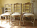 antique french upholstered chairs
